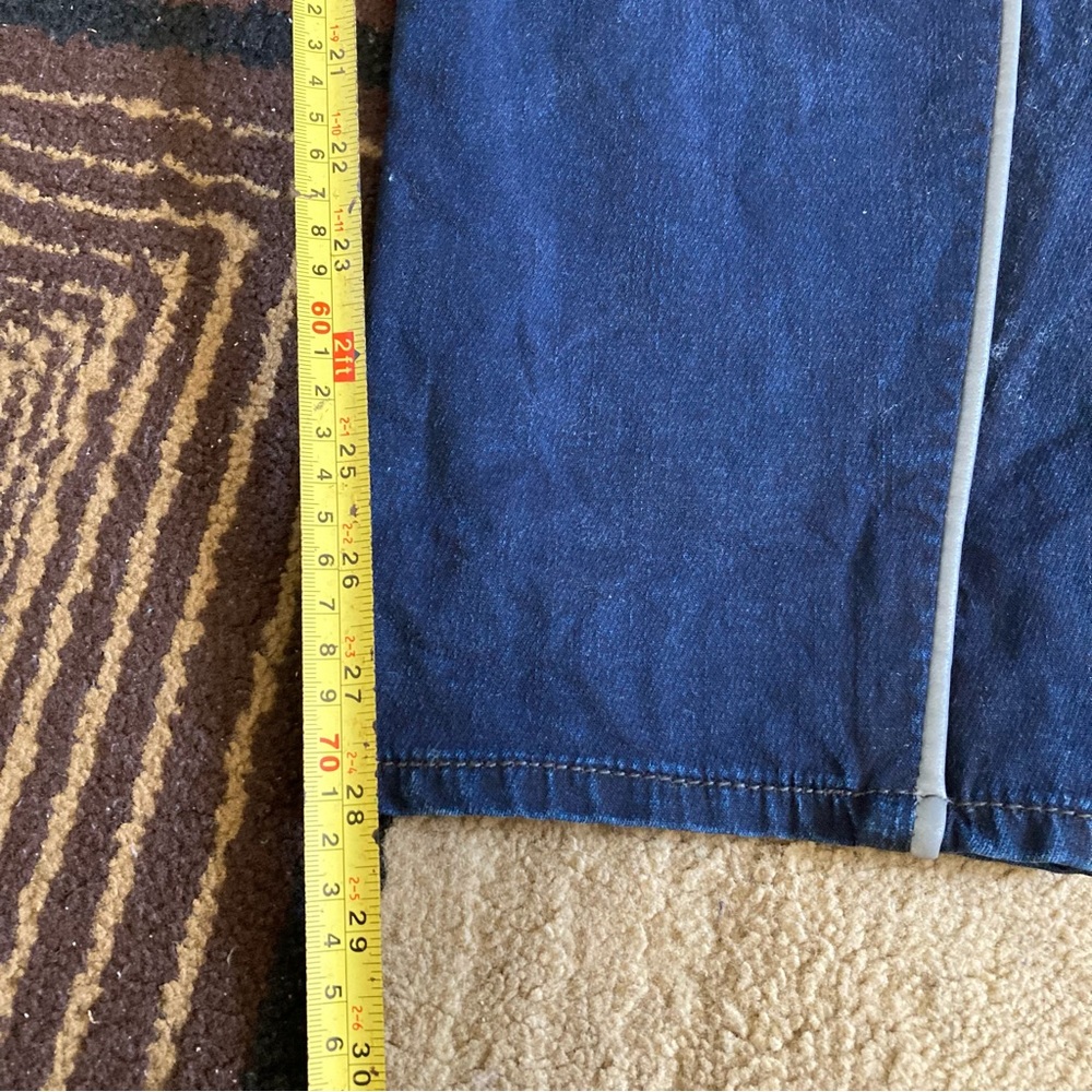 True Religion Marco No Flap SE Relective Relaxed Taper Jeans Men's Size 34x30 - Picture 14 of 15